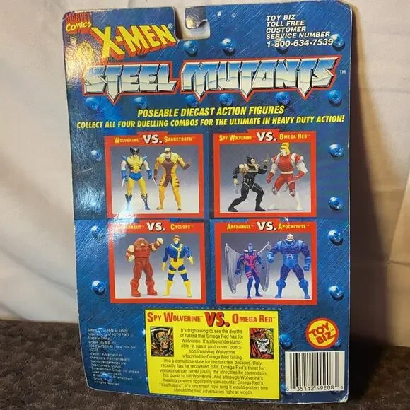 Marvel Comics X-Men Steel Mutants Spy Wolverine vs Omega Red - Picture 3 of 5